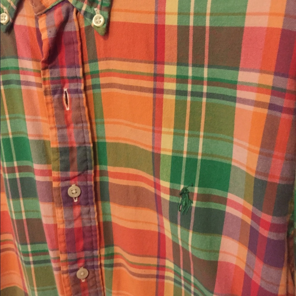 Polo Button Down, Size Medium - Picture 2 of 4